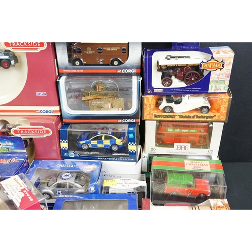 1244 - 40 Boxed / cased / carded diecast models to include Corgi CC25501 Gold Star Special, Corgi Trackside... 