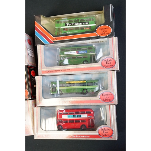 1246 - 60 Boxed 1/76 scale EFE Exclusive First Editions diecast model buses to include The Routemaster Seri... 