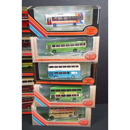 1246 - 60 Boxed 1/76 scale EFE Exclusive First Editions diecast model buses to include The Routemaster Seri... 