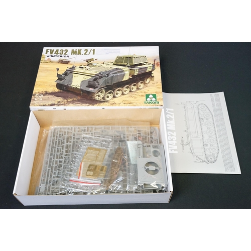 293 - Four boxed Takom 1/35 plastic military model kits to include 2035 Krupp 420mm Big Bertha, 2032 WWI/W... 