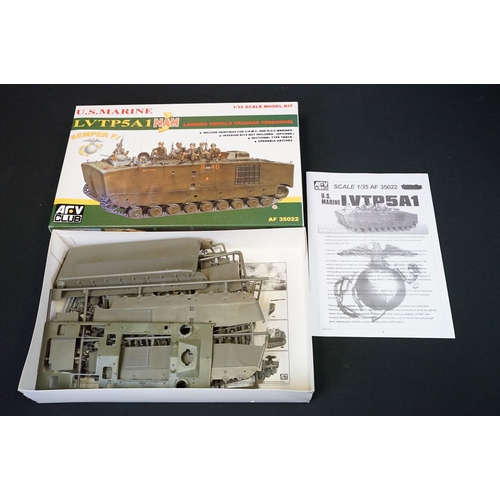 303 - Seven boxed 1/35 ARV Club plastic model kits to include AF35236 AEC Matador Early Type, AF35022 US M... 