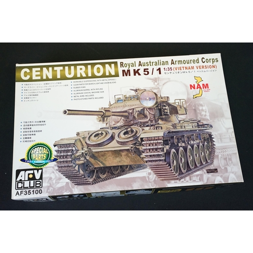 303 - Seven boxed 1/35 ARV Club plastic model kits to include AF35236 AEC Matador Early Type, AF35022 US M... 