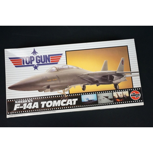 304 - Two boxed TV related plastic model kits to include 1/24 Monogram Rambo Combat Chopper and Airfix Top... 