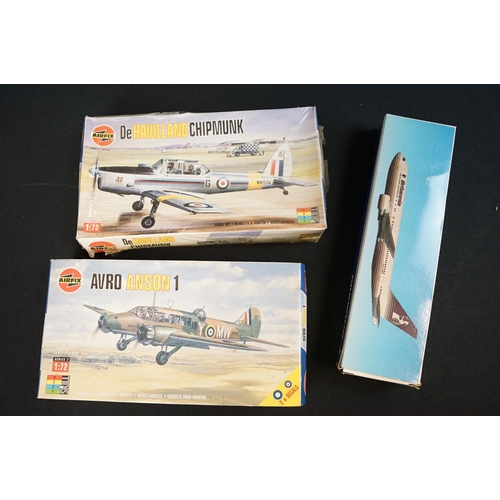 309 - 11 Boxed Aviation plastic model kits to include 2 x Matchbox (PK-551 Victor K.2 and PK-651 AD-5 Skyr... 