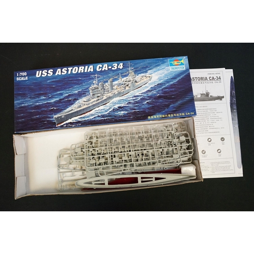 311 - 24 Boxed 1/700 Trumpeter plastic model kits to include 05732 USS Abraham Lincoln CVN-72, 05767 Germa... 