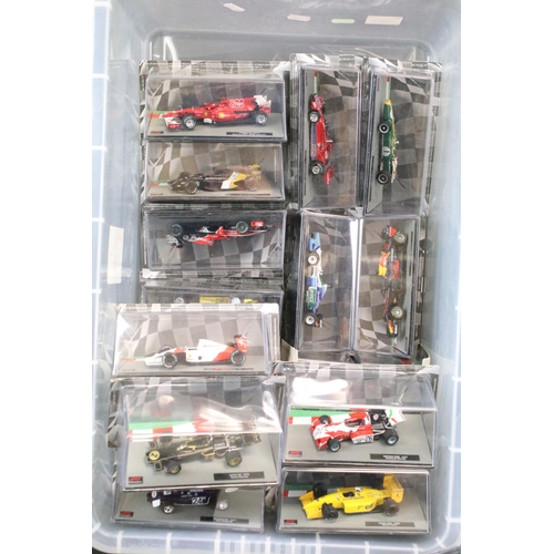 1287 - 48 Sealed Panini 1/43 Formula 1 diecast model cars to include Mario Andretti's 1982 Ferrari 126 C2, ... 