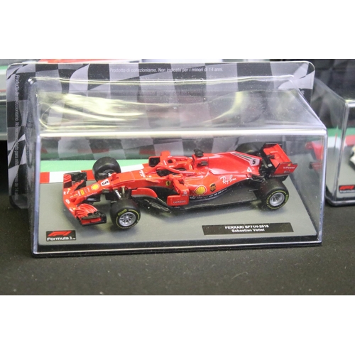 1287 - 48 Sealed Panini 1/43 Formula 1 diecast model cars to include Mario Andretti's 1982 Ferrari 126 C2, ... 