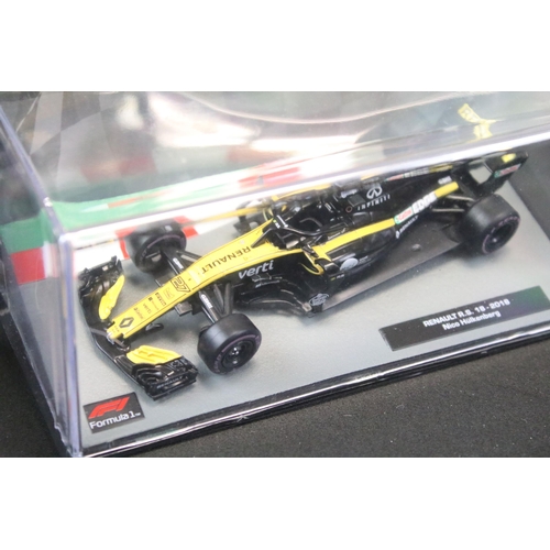 1287 - 48 Sealed Panini 1/43 Formula 1 diecast model cars to include Mario Andretti's 1982 Ferrari 126 C2, ... 