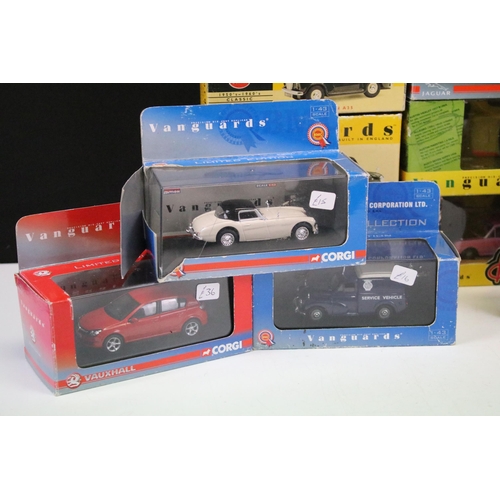 1288 - 11 Boxed Vanguards diecast models to include PO2002, VA23000, VA4000, VA4108, VA08901, VA09404, VA01... 