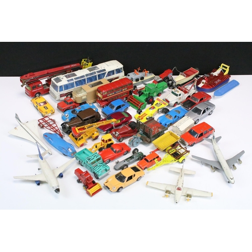 1289 - Around 40 mid 20th C onward play worn diecast models to include Corgi, Dinky, Tekno, Matchbox, No Re... 