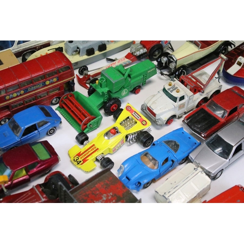 1289 - Around 40 mid 20th C onward play worn diecast models to include Corgi, Dinky, Tekno, Matchbox, No Re... 