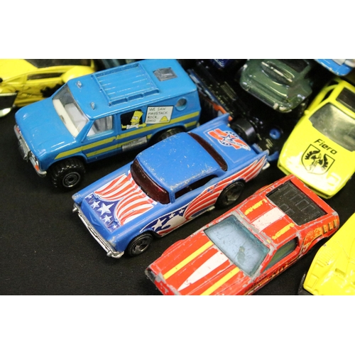 1293 - Around 550 Mattel Hot Wheels diecast models from the 1970s to 2000s featuring redline examples