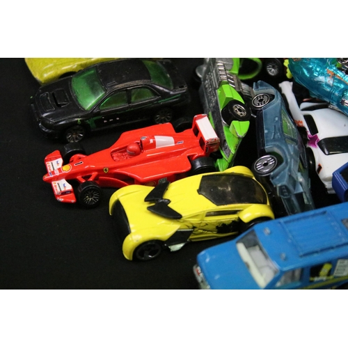 1293 - Around 550 Mattel Hot Wheels diecast models from the 1970s to 2000s featuring redline examples