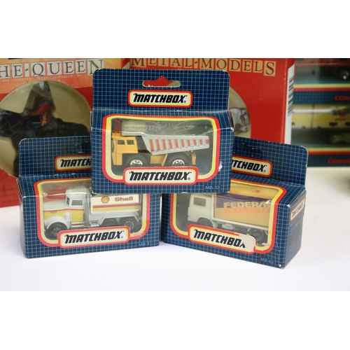 1294 - 11 Boxed diecast models to include 7 x Matchbox models featuring MB-60, CY-18, MB-53, MB-26, etc, Di... 