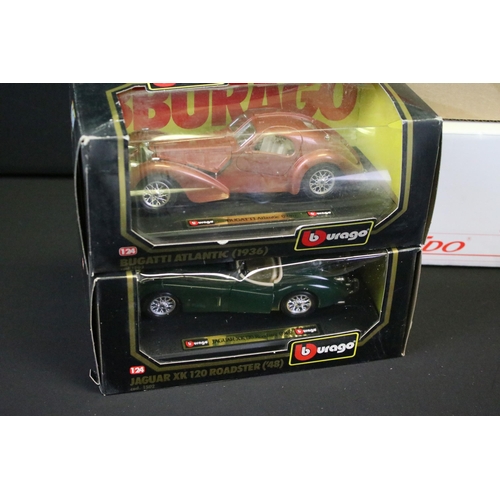 1296 - Collection of boxed & unboxed diecast models to include boxed Solido 8006 Rolls Royce with wooden st... 