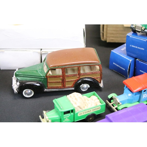 1296 - Collection of boxed & unboxed diecast models to include boxed Solido 8006 Rolls Royce with wooden st... 