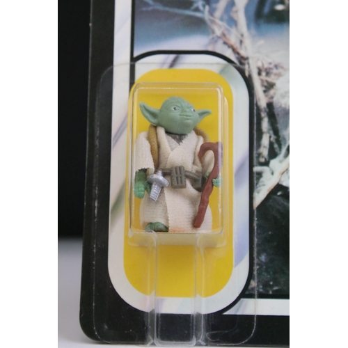 1656 - Star Wars - Original carded Palitoy The Empire Strikes Back Yoda figure, 41 back, punched, bubble vg... 