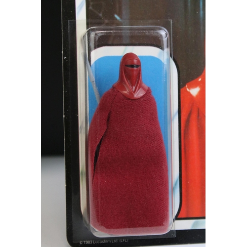 1663 - Star Wars - Original carded Palitoy Return Of The Jedi Emperor's Royal Guard figure, 65 back, punche... 