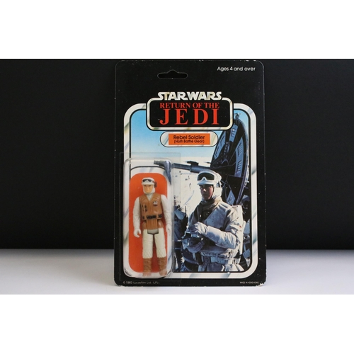 1665 - Star Wars - Original carded Palitoy Return Of The Jedi Rebel Soldier (Hoth Battle Gear) figure, 65 b... 