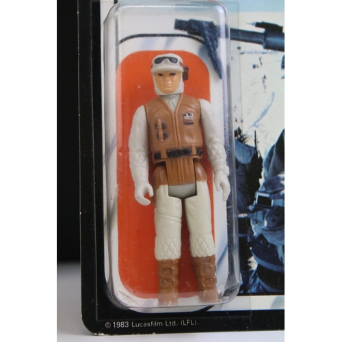 1665 - Star Wars - Original carded Palitoy Return Of The Jedi Rebel Soldier (Hoth Battle Gear) figure, 65 b... 