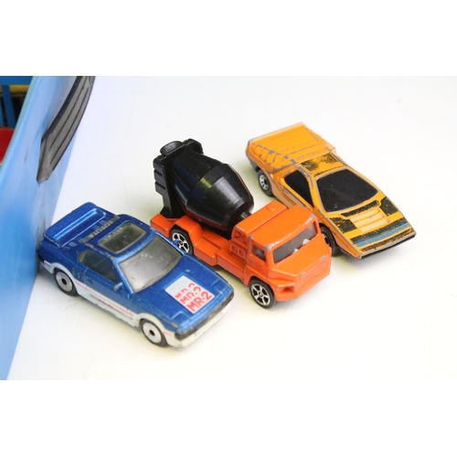 1313 - Three diecast model carry cases to include 2 x Matchbox and 1 x Zee Toys Zee Collectors Case, with 8... 