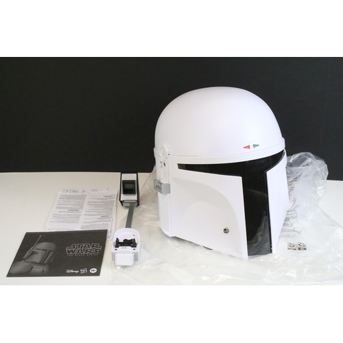 1581 - Star Wars - Hasbro The Black Series Boba Fett (Prototype Armour) Electronic Helmet, helmet vg, box s... 