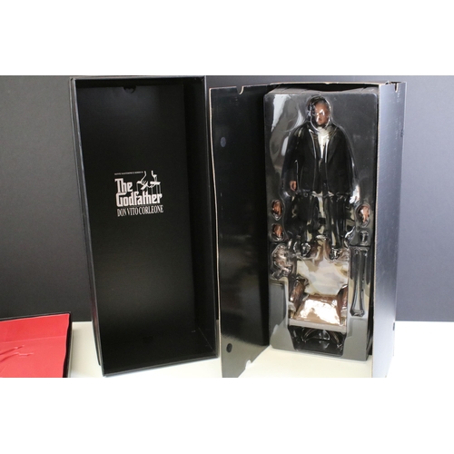 1587 - Boxed Sideshow Collectibles The Godfather Don Vito Corleone Movie Masterpiece Series 91 figure, comp... 