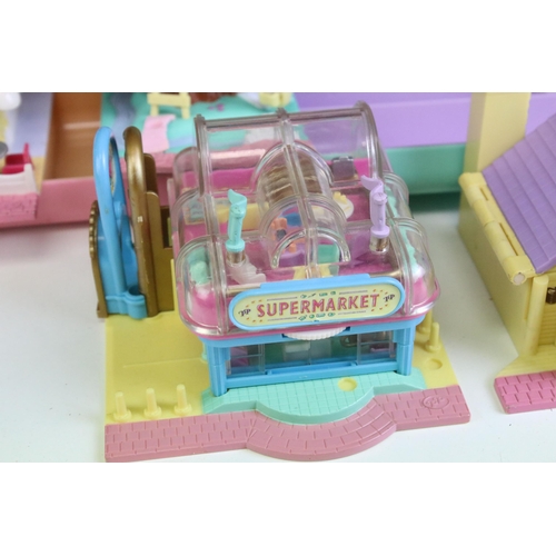 462 - Polly Pocket - Quantity of Bluebird Polly Pocket playsets to include Polly's Pony Club, Nancy's Wedd... 