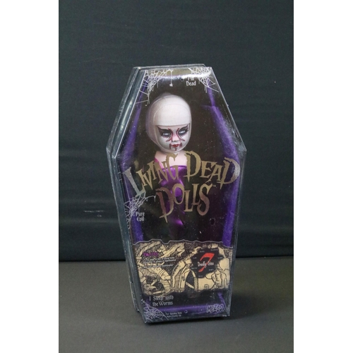 1575 - Ex Shop Stock - Complete set of seven boxed Mezco Living Dead Dolls from the 7 Deadly Sins series to... 