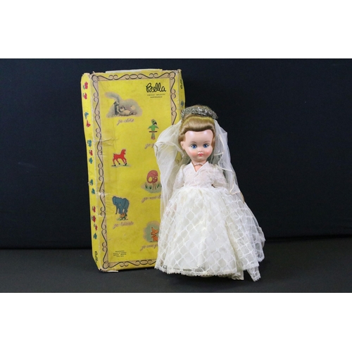 426 - Boxed French J/610 Bella doll in original dress, gd overall condition with some box wear