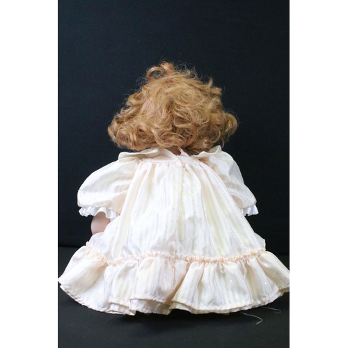 434 - Two Celia Doll Company porcelain artist dolls, limited edition, boy marked KT94 92/200, girl KT94 7/... 