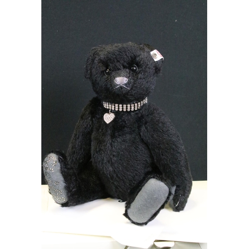 439 - Boxed Steiff Krystina The Swarovski Bear, with COA No. 851 and opened polythene bag, together with a... 