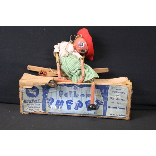 442 - Two boxed Pelham Puppets to include Benjo and Gypsy Girl, both show wear/string tangle, and with tat... 