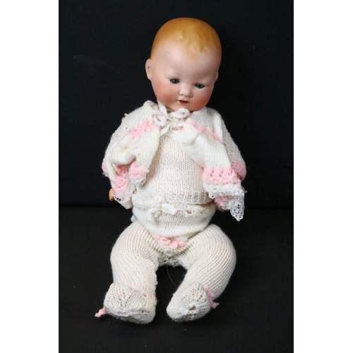 449 - Three Early 20th C Armand Marseille bisque headed dolls to include 1 x marked 351/14k to neck with b... 