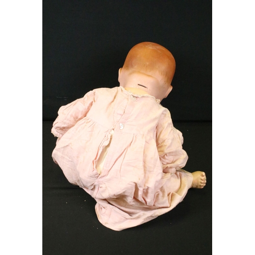 449 - Three Early 20th C Armand Marseille bisque headed dolls to include 1 x marked 351/14k to neck with b... 