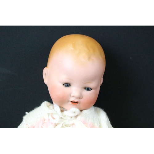 449 - Three Early 20th C Armand Marseille bisque headed dolls to include 1 x marked 351/14k to neck with b... 