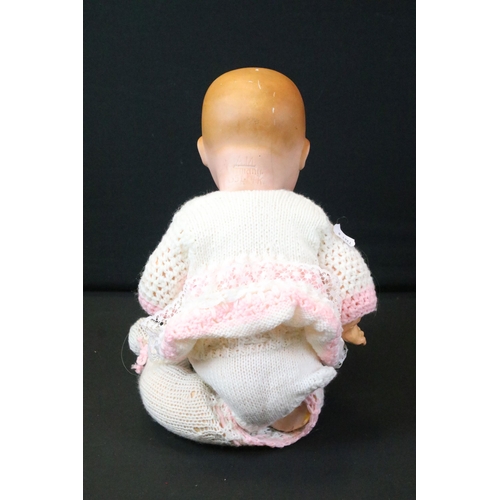 449 - Three Early 20th C Armand Marseille bisque headed dolls to include 1 x marked 351/14k to neck with b... 