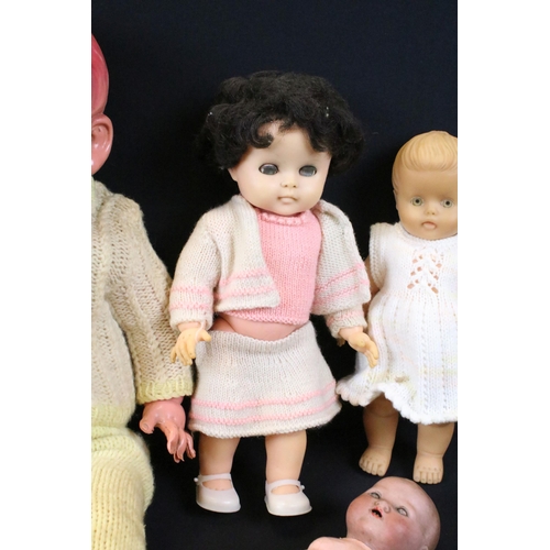 453 - Two Armand Marseille Baby Dolls with composite body's Marked AM Germany 351 (1 x doll missing arms),... 