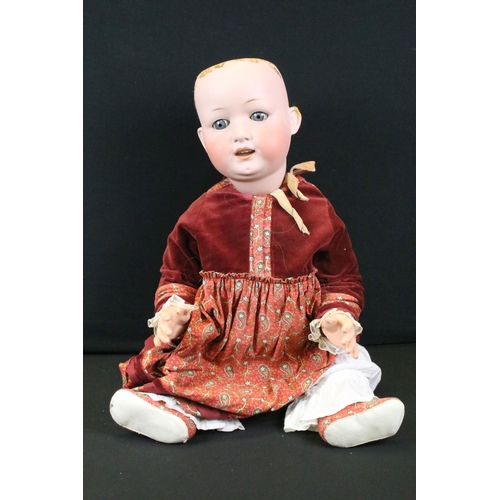 456 - Two Early 20th C Heubach Koppelsdorf Bisque Headed Dolls to include 1 x marked 267-13 D-R-G-M Thurin... 