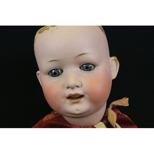 456 - Two Early 20th C Heubach Koppelsdorf Bisque Headed Dolls to include 1 x marked 267-13 D-R-G-M Thurin... 