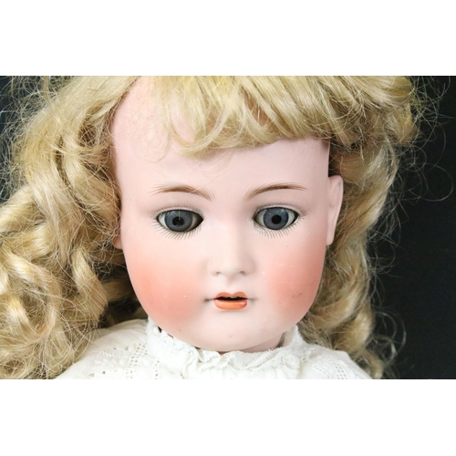 456 - Two Early 20th C Heubach Koppelsdorf Bisque Headed Dolls to include 1 x marked 267-13 D-R-G-M Thurin... 