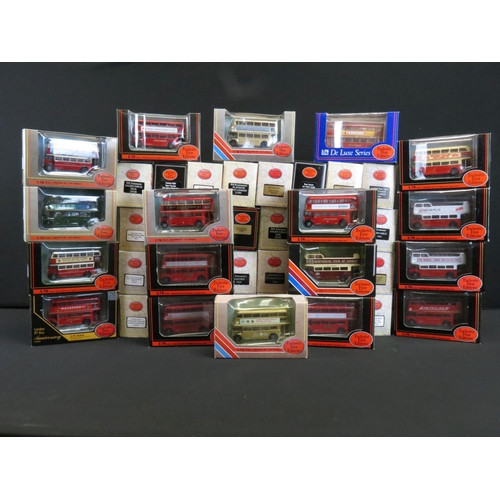 1207 - 50 Boxed 1/76 scale EFE Exclusive First Editions diecast model buses to include De Luxe Series, Anni... 