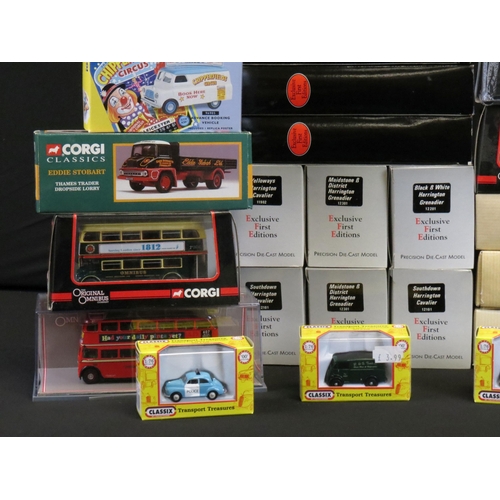 1208 - 34 Boxed diecast models to include 3 x Corgi Commercials featuring 96985, 97075 and 97072, EFE Exclu... 