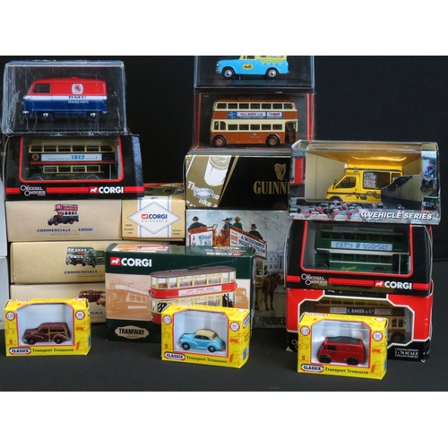 1208 - 34 Boxed diecast models to include 3 x Corgi Commercials featuring 96985, 97075 and 97072, EFE Exclu... 