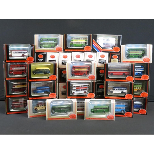 1213 - 50 Boxed 1/76 scale EFE Exclusive First Editions diecast model buses to include De Luxe Series, Limi... 
