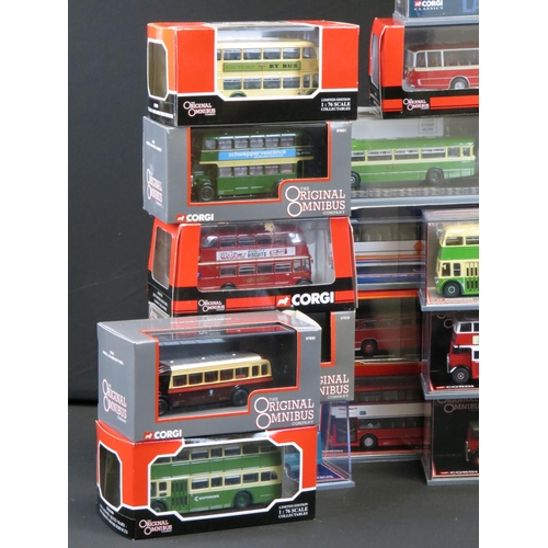 1250 - 50 Boxed / cased 1/76 scale Corgi Original Omnibus diecast models to include Bus Operators In Britai... 