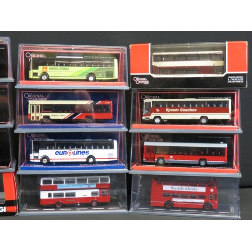 1250 - 50 Boxed / cased 1/76 scale Corgi Original Omnibus diecast models to include Bus Operators In Britai... 