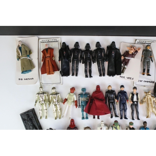 1667 - Star Wars - 41 Original Star Wars figures to include Luke Skywalker (In Battle Poncho), Squid Head, ... 