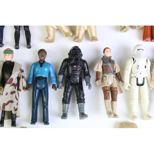 1667 - Star Wars - 41 Original Star Wars figures to include Luke Skywalker (In Battle Poncho), Squid Head, ... 