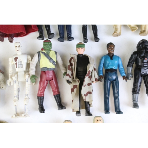 1667 - Star Wars - 41 Original Star Wars figures to include Luke Skywalker (In Battle Poncho), Squid Head, ... 